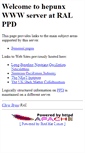 Mobile Screenshot of hepunx.rl.ac.uk